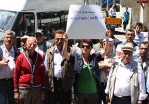 Olur'da adliye protestosu
